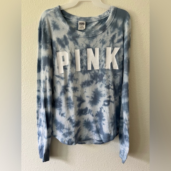PINK Victoria's Secret Tops - PINK by Victoria Secret Lightweight Long Sleeve Sweatshirt